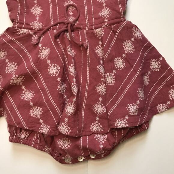 Wildling Well Dressed Wolf Cedar Boho Romper Dress 24M - Picture 4 of 5